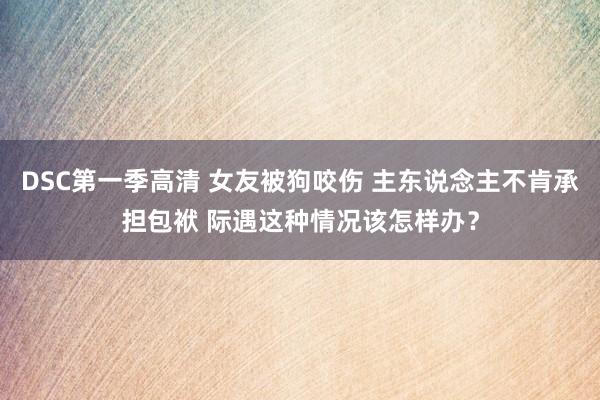DSC第一季高清 女友被狗咬伤 主东说念主不肯承担包袱 际遇这种情况该怎样办？